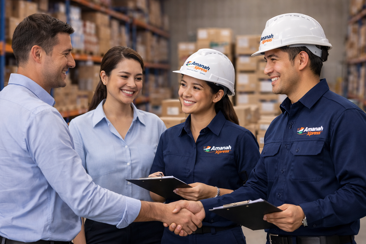 Amanah Xpress logistics process and customer satisfaction